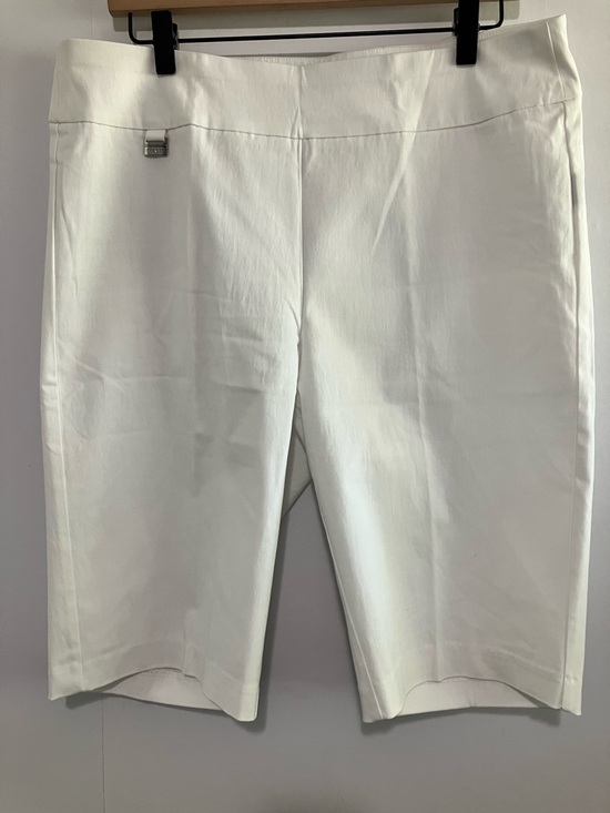 Premise Pants - Premise 12 inch Pull On Knee Shorts White - Size Large